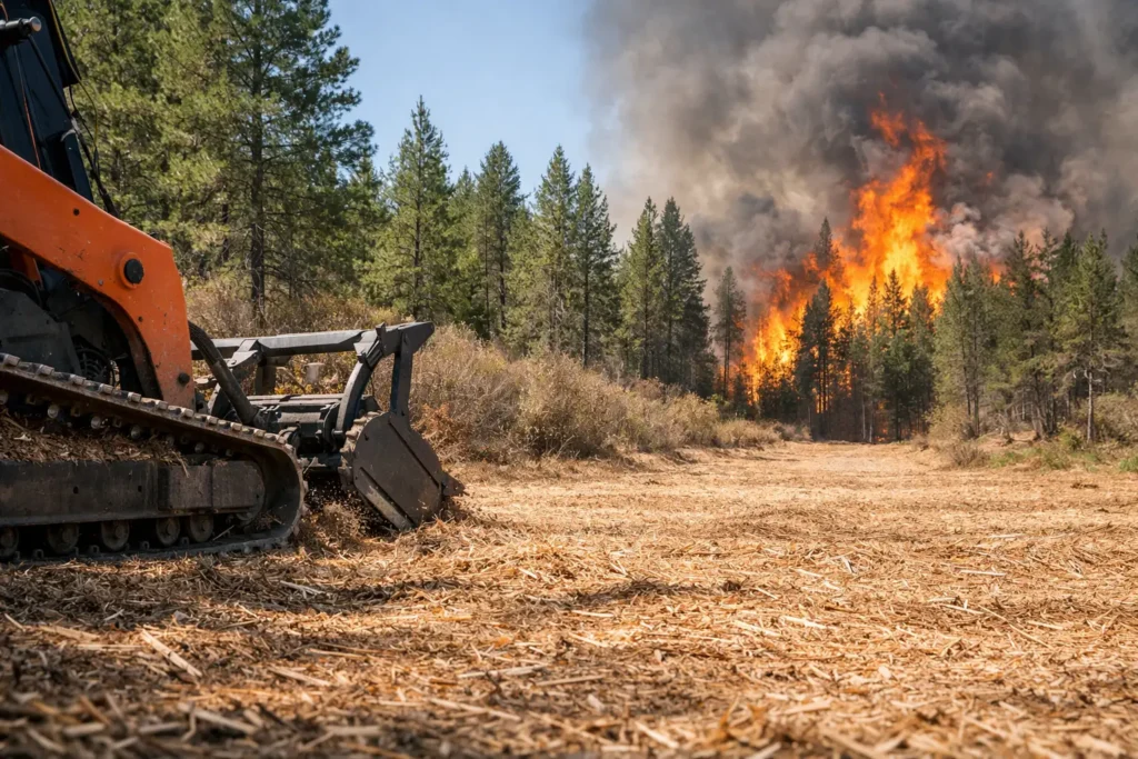 Can Mulching Reduce Wildfire Risk?