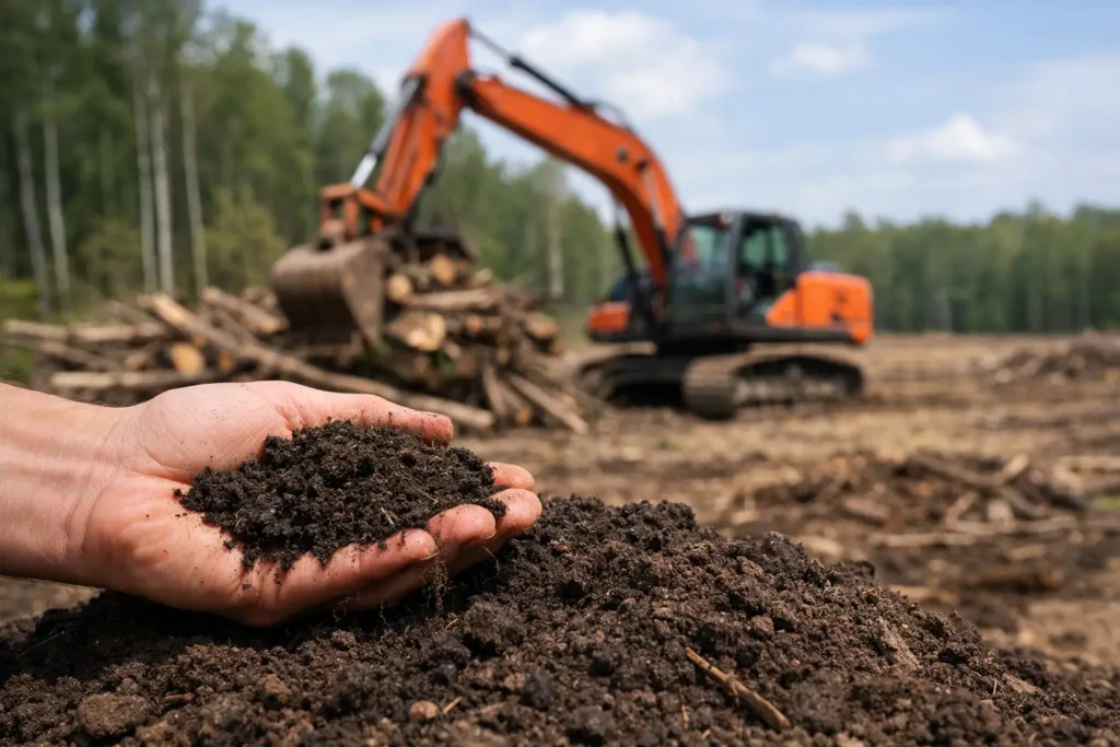 Topsoil Preservation During Land Clearing