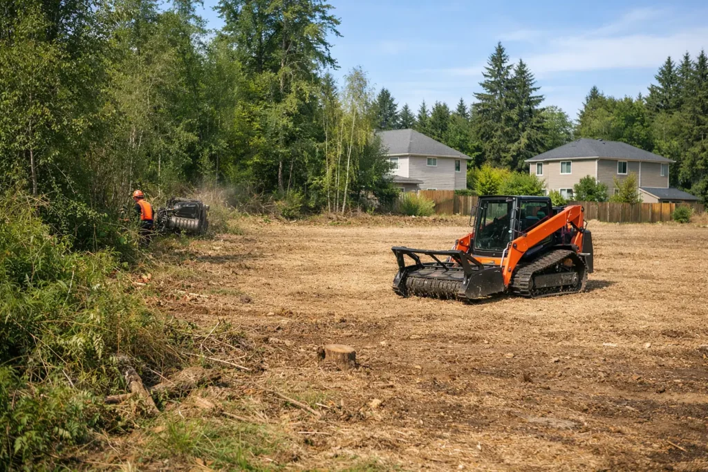 Residential Lot Brush Clearing Done Right
