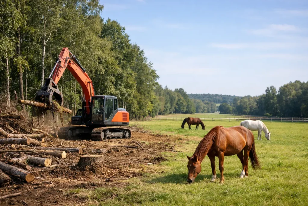 Clearing Land for Horse Pasture the Right Way