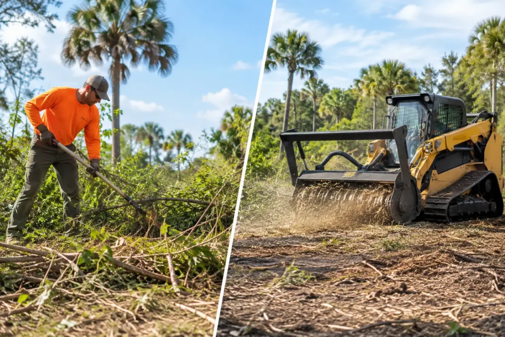 Manual Versus Mechanical Clearing for Florida Lots
