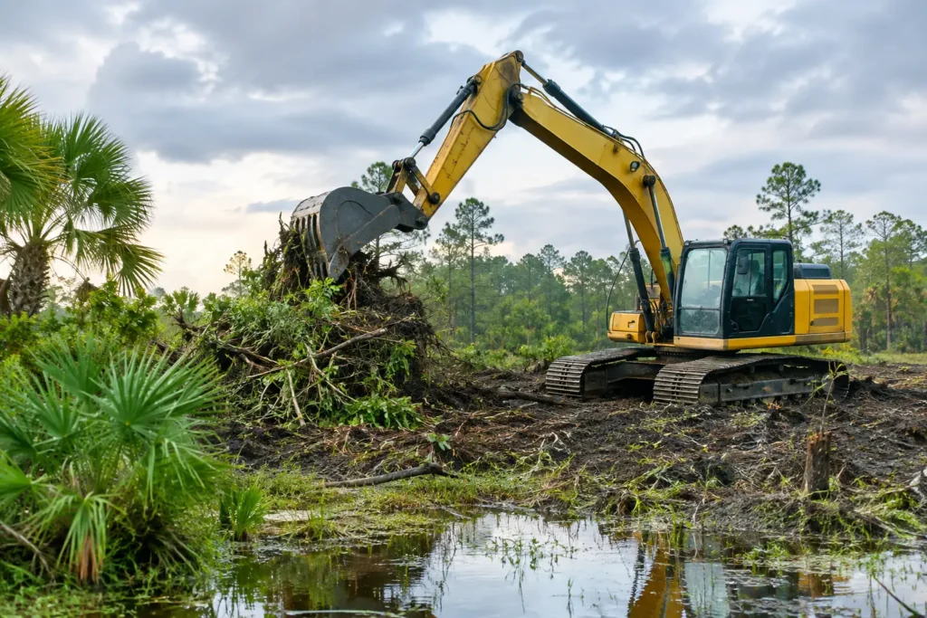 Wet Season Land Clearing Guide for Florida Lots